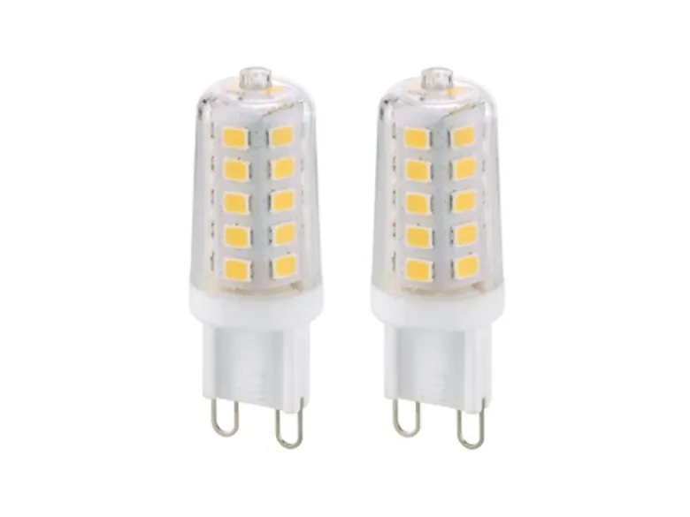 G9 LED 2Stk. Stiftsockel - 3 Watt, 300 Lumen, warmweiß - 3 Stufen Dimmer