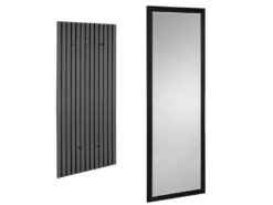 Garderoben Set - Ganzkörperspiegel und Akustikpaneel Garderobe