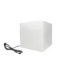 Gartenleuchte Würfel mit Erdspieß & 3m Kabel, IP65 - 30x30cm
