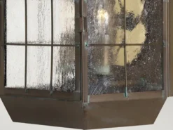 Große Außenwandleuchte NANTUCKET im antiken Landhausstil, Höhe 43cm