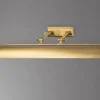 Große Bilderleuchte WINCHFIELD verstellbar, Altmessing Breite 70cm
