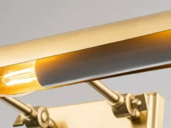 Große Bilderleuchte WINCHFIELD verstellbar, Altmessing Breite 70cm