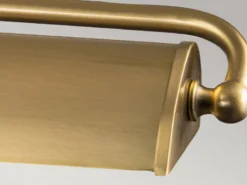 Große Bilderleuchte WINCHFIELD verstellbar, Altmessing Breite 70cm