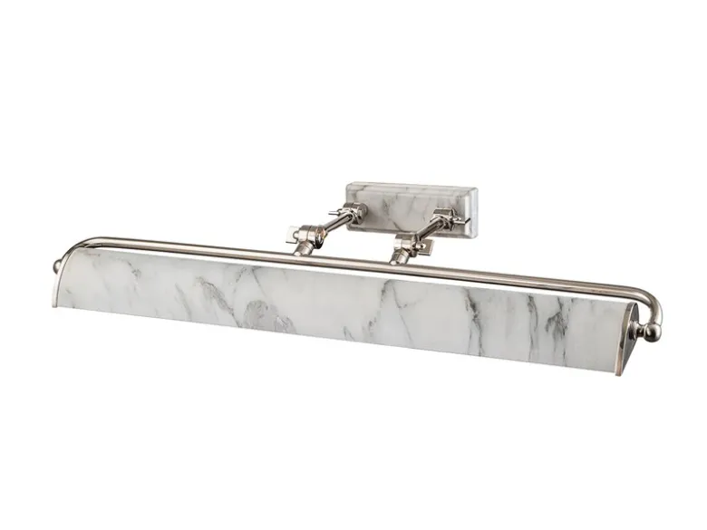 Große Bilderleuchte WINCHFIELD verstellbar, Marmoroptik, Breite 70cm