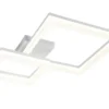 Große Deckenleuchte CAMINO Weiß mit 2 LED Leuchteinheiten, Breite 62cm