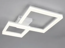 Große Deckenleuchte CAMINO Weiß mit 2 LED Leuchteinheiten, Breite 62cm