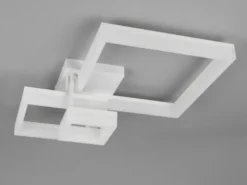 Große Deckenleuchte CAMINO Weiß mit 3 LED Leuchteinheiten, Breite 65cm