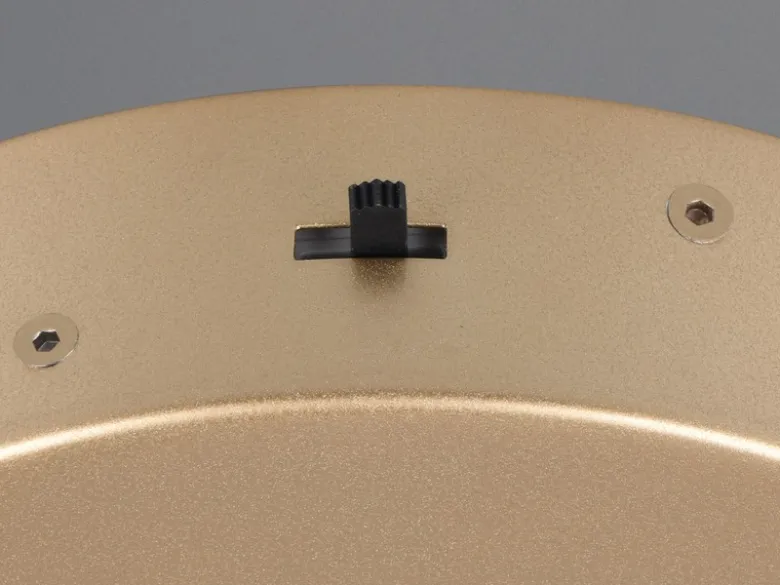 Große dimmbare LED Pendelleuchte DARVIN in Gold, Breite 84cm
