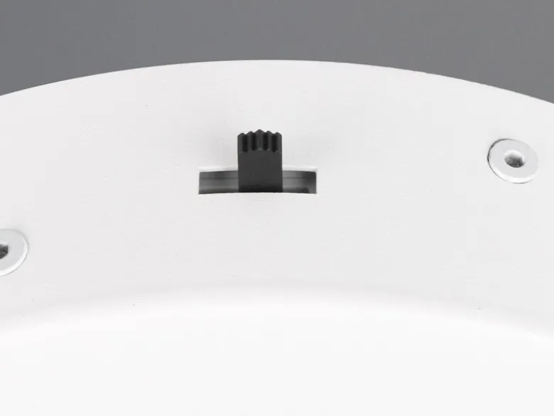 Große dimmbare LED Pendelleuchte DARVIN in Weiß, Breite 84cm