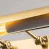 Große LED Bilderleuchte in Altmessing, verstellbar, Breite 70cm