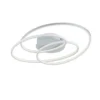 Große LED Deckenlampe GALE Weiß, dimmbar über Schalter, Breite 60cm