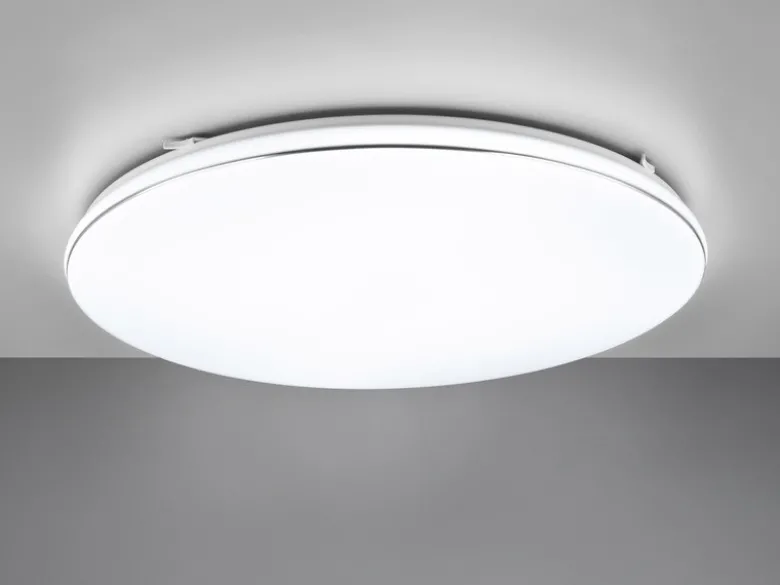 Große LED Deckenleuchte BLANCA flach, hell & dimmbar, Neutralweiß Ø 53cm