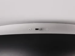 Große LED Deckenleuchte CARDONA hell, dimmbar über Schalter, Schwarz rund Ø 75cm