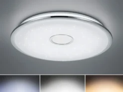 Große LED Deckenleuchte OSAKA dimmbar mit Fernbedienung, extra hell Ø 65cm