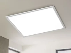 Große LED Deckenleuchte PHOENIX extrem flach dimmbar, Quadrat 62cm