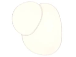 Große LED Deckenleuchte RISE mit Fernbedienung Weiß, Breite 77cm