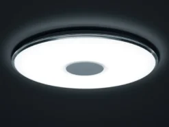 Große LED Deckenleuchte TOKYO flach mit Fernbedienung dimmbar, Ø60cm