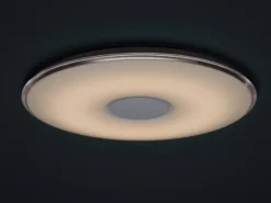 Große LED Deckenleuchte TOKYO flach mit Fernbedienung dimmbar, Ø60cm