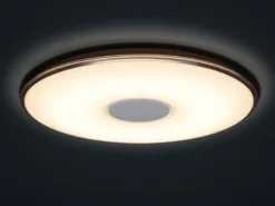 Große LED Deckenleuchte TOKYO flach mit Fernbedienung dimmbar, Ø60cm