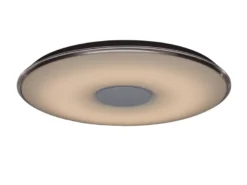Große LED Deckenleuchte TOKYO flach mit Fernbedienung dimmbar, Ø60cm