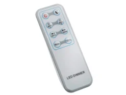Große LED Deckenleuchte TOKYO flach mit Fernbedienung dimmbar, Ø60cm