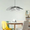 Große LED Pendelleuchte mit ausgefallenem Gitter Lampenschirm, Ø 87cm