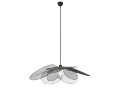 Große LED Pendelleuchte mit ausgefallenem Gitter Lampenschirm, Ø 87cm