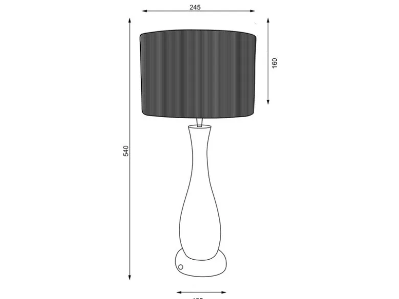 Große LED Tischleuchte aus Naturholz mit Lampenschirm aus Jute, Höhe 54cm