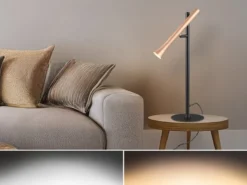 Große LED Tischleuchte FIATO dimmbar & schwenkbar, Höhe 53cm