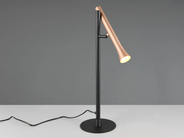 Große LED Tischleuchte FIATO dimmbar & schwenkbar, Höhe 53cm