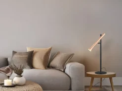 Große LED Tischleuchte FIATO dimmbar & schwenkbar, Höhe 53cm