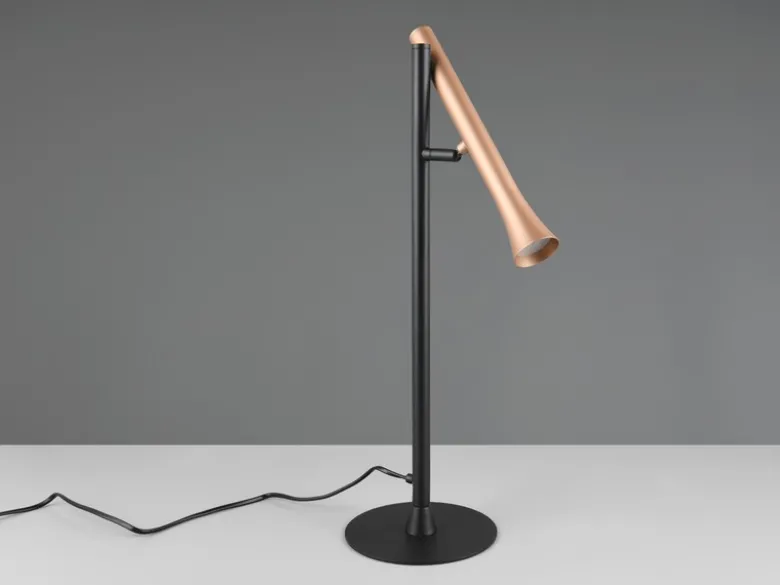 Große LED Tischleuchte FIATO dimmbar & schwenkbar, Höhe 53cm