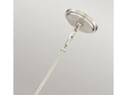 Große Pendelleuchte PARK AVENUE aus Stoff, 4-stufig höhenverstellbar, Ø 46cm