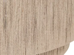 Große Pendelleuchte SMILLA 1-flammig aus Jute Natur im Boho Stil, Ø 60cm