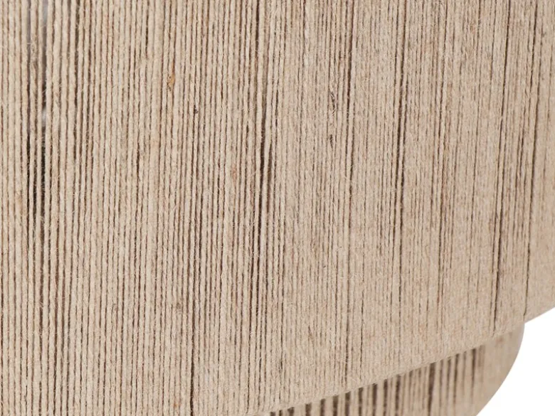 Große Pendelleuchte SMILLA 1-flammig aus Jute Natur im Boho Stil, Ø 60cm