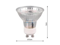 GU10 LED Stiftsockel 3er SET - 3 Watt, 250 Lumen, Warmweiß - nicht dimmbar