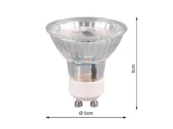 GU10 LED Stiftsockel 3er SET, 5 Watt, 400 Lumen, 3000K Warmweiß Stufen Dimmer