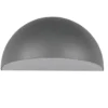 Halbrunde Downlight Außenwandleuchte MAAS Anthrazit, Breite 27cm
