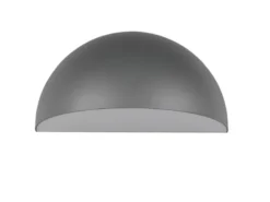 Halbrunde Downlight Außenwandleuchte MAAS Anthrazit, Breite 27cm