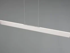 Höhenverstellbare LED Pendelleuchte GALWAY dimmbar, Hellgrau Breite 150cm
