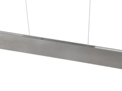 Höhenverstellbare LED Pendelleuchte GALWAY dimmbar, Silber Breite 150cm