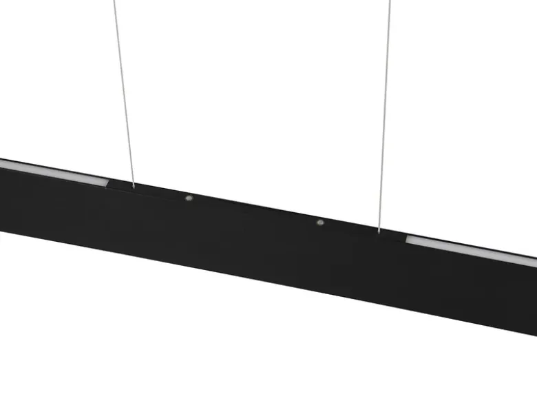 Höhenverstellbare LED Pendelleuchte GALWAY dimmbar, Schwarz Breite 150cm