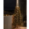 Hängende LED Christbaum Lichterkette 400 bernsteinfarbene LED´s - "Baummantel"