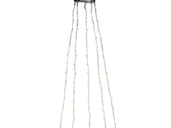 Hängende LED Christbaum Lichterkette 180 bernsteinfarbene LED´s -