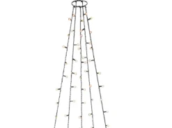 Hängende LED Christbaum Lichterkette 150 bernsteinfarbene LED´s -