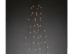 Hängende LED Christbaum Lichterkette 200 bernsteinfarbene LED´s -