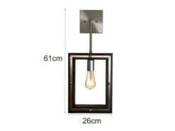 Hängende LED Wandleuchte 2 in 1 Wand- & Pendelleuchte, 4-stufig verstellbar