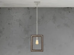 Hängende LED Wandleuchte 2 in 1 Wand- & Pendelleuchte, 4-stufig verstellbar