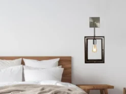 Hängende Wandleuchte WESTERLY 2 in 1 Wand- & Pendelleuchte, 4-stufig verstellbar