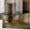 Hochwertige Vintage Wandleuchte für Innen & Außen, Bronze Höhe 36cm
